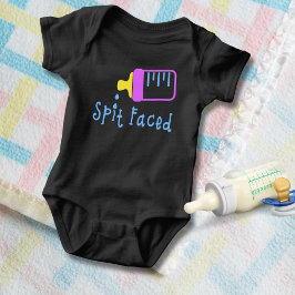 Funny Spit Faced Baby Bodysuit Baby Strampler