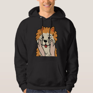Funny Spitz Chubby Cheeks Hoodie