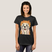 Funny Spitz Chubby Cheeks T-Shirt (Vorne ganz)