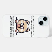 Funny Spitz Dog Case-Mate iPhone Hülle (Rückseite (Horizontal))