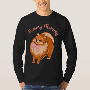Funny Spitz Dog Pommy Mommy T-Shirt