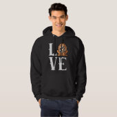 Funny Spitz Hund Mama Vater Liebe R Hoodie (Vorne ganz)