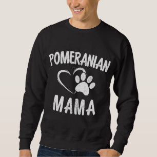 Funny Spitz Mama Gift Pet Lover Apparel Dog P Sweatshirt