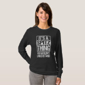 Funny Spitz Parent Quote Dog T-Shirt (Vorne ganz)