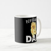 Funny Spitz Vater Niedliche Liebe Hunde Männer Vat Kaffeetasse (VorderseiteRechts)
