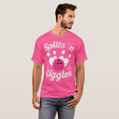 Funny Splits N Giggles Bowling Bowler Bowling Ball T-Shirt (Vorne ganz)