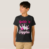 Funny Splits n Giggles Bowling Team Cute Bowler Wo T-Shirt (Vorne ganz)