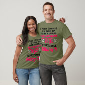 Funny Spoiled Millwrights Ehefrau T-Shirt (Unisex)