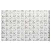 Funny Spoiled Rotten Bichon Frise Dog - Niedlich Stoff (Fat Quarter (45,7 x 55,9 cm))