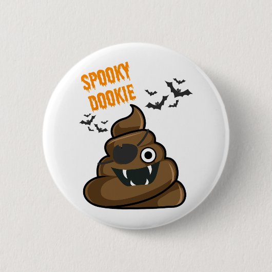 Funny Spookie Halloween Kostüm für Männer Frauen Button (Vorderseite)
