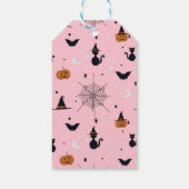 Funny Spookoky Halloween Pink Design Geschenkanhänger (Rückseite)
