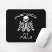 Funny Spooktacular Pet Walker Halloween Mousepad (Mit Mouse)