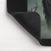 Funny Spooky Alien Heart Hands Horror Poster Hallo Mousepad (Ecke)