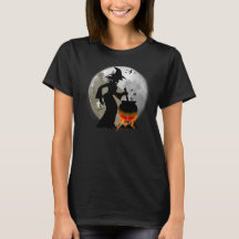 Funny Spooky Beängstigend Hexe Halloween-Party T -