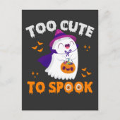 Funny Spooky Groovy Halloween zu Niedlich, um Spoo Postkarte (Vorderseite)