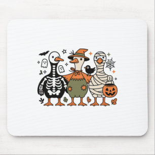 Funny Spooky Halloween Albern Gänse Ghost Leckerei Mousepad