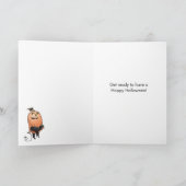 Funny Spooky Halloween Card - Spicy Pumpkins Karte (Innenseite)