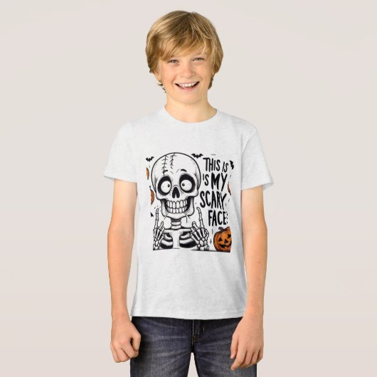Funny Spooky Halloween - "Das ist mein Beängstigen Tri-Blend Shirt (Vorderseite voll)