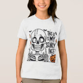 Funny Spooky Halloween - "Das ist mein Beängstigen Tri-Blend Shirt (Vorderseite)