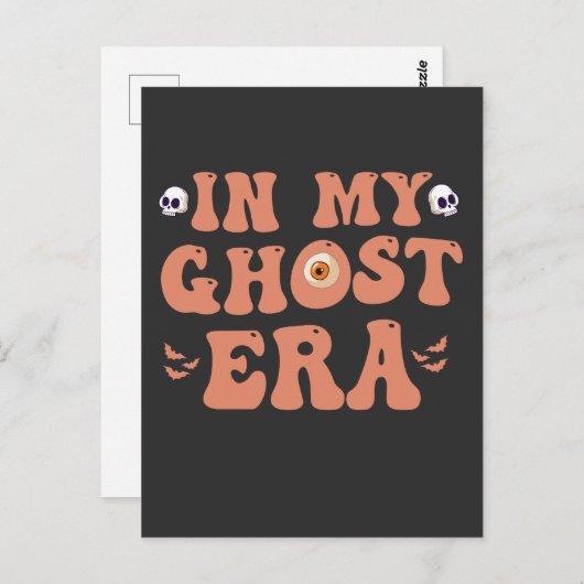 Funny Spooky Halloween in meinem Geist Era Gothic Postkarte (Vorne/Hinten)