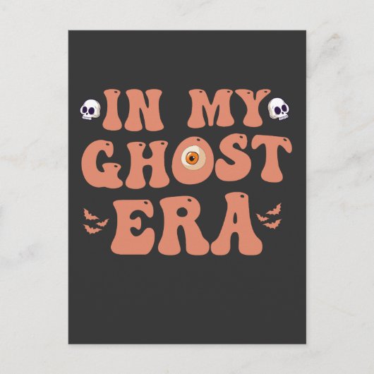 Funny Spooky Halloween in meinem Geist Era Gothic Postkarte (Vorderseite)