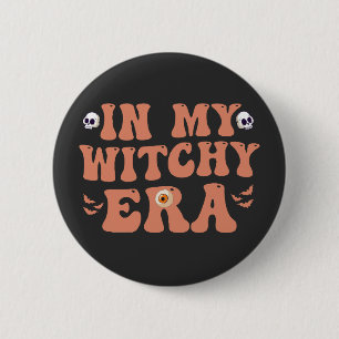 Funny Spooky Halloween in meinem Hexenmeistergesch Button