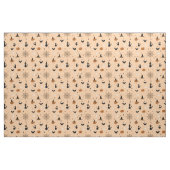 Funny Spooky Halloween Orange Design Stoff (Fat Quarter (45,7 x 55,9 cm))