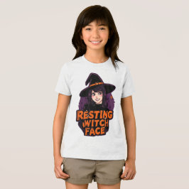 Funny Spooky Halloween Shirt -"Resting Hexe Face"