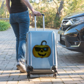 Funny Spooky Pumpkin Iconic Wink S Aufkleber (Koffer Insitu)