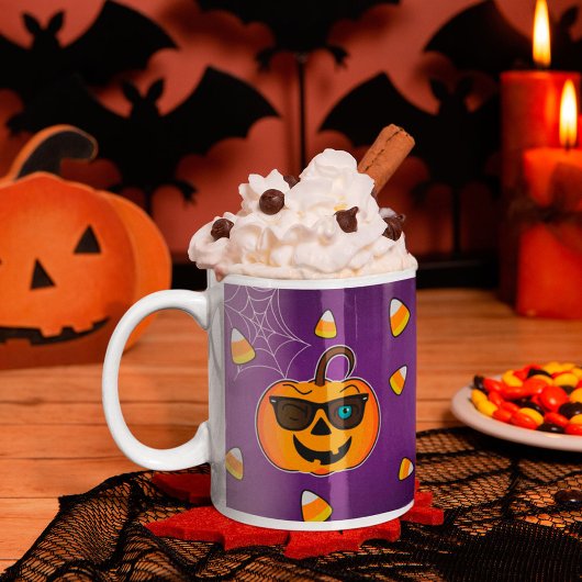 Funny Spooky Pumpkin iconic Wink S Nur Leckereien! Kaffeetasse