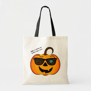 Funny Spooky Pumpkin Iconic Wink S Tragetasche