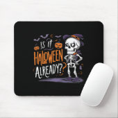Funny Spooky Skeleton Ghost ist es Halloween Alrea Mousepad (Mit Mouse)