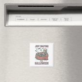 Funny Spooky Skeleton Summerween Wart für Hallo Magnet (In Situ (Geschirrspüler))