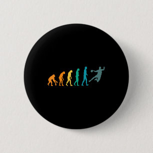 Funny Sport Evolution Handball Button