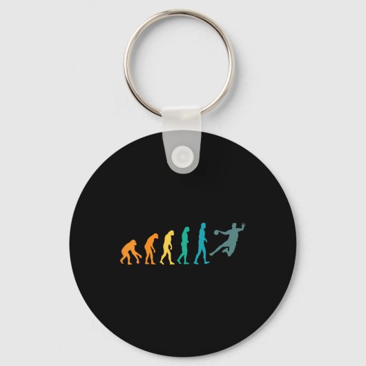 Funny Sport Evolution Handball Schlüsselanhänger (Vorderseite)