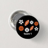 Funny Sports Ball Button (Vorne & Hinten)