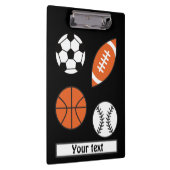 Funny Sports Ball Klemmbrett (Rechts)