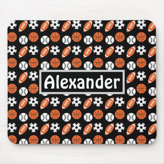 Funny Sports Ball Mousepad (Vorne)