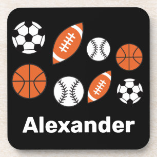 Funny Sports Balls Getränkeuntersetzer