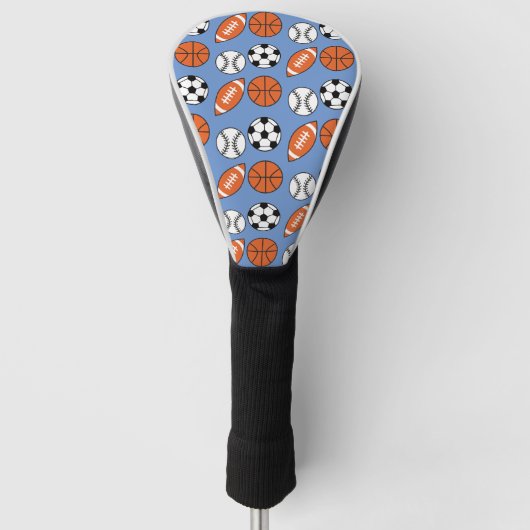 Funny Sports Balls Golf Headcover (Vorderseite)