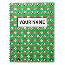 Funny Sports Balls Notizblock