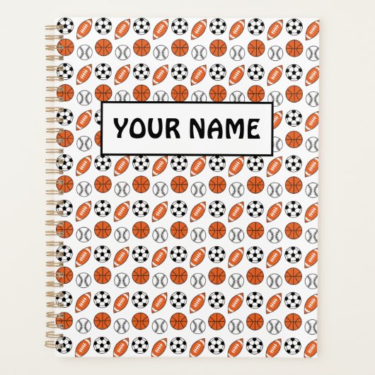 Funny Sports Balls Planer (Vorderseite)