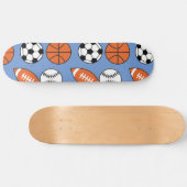 Funny Sports Balls Skateboard (Horizontal)