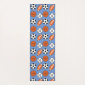 Funny Sports Balls Yoga Mat Yogamatte (Rückseite)