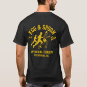 Funny Sports Day Egg and Spoon Race Melbourne T-Shirt (Rückseite)