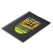 Funny Sports Geschenke Notizblock (Linke Seite)