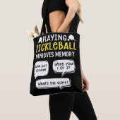 Funny Sports Pickleball Player Tasche (Von Nahem)