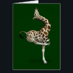 Funny Sporty Giraffe<br><div class="desc">Die Hintergrundfarbe kann geändert werden: Täglich IT-Schulung KUNDEN und so flexibel wie dieses niedliche Säugetier - alles ist möglich,  wenn man es wirklich will</div>