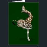 Funny Sporty Giraffe<br><div class="desc">Die Hintergrundfarbe kann geändert werden: Täglich IT-Schulung KUNDEN und so flexibel wie dieses niedliche Säugetier - alles ist möglich,  wenn man es wirklich will</div>