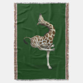 Funny Sporty Giraffe Decke (Vorderseite Vertikal)